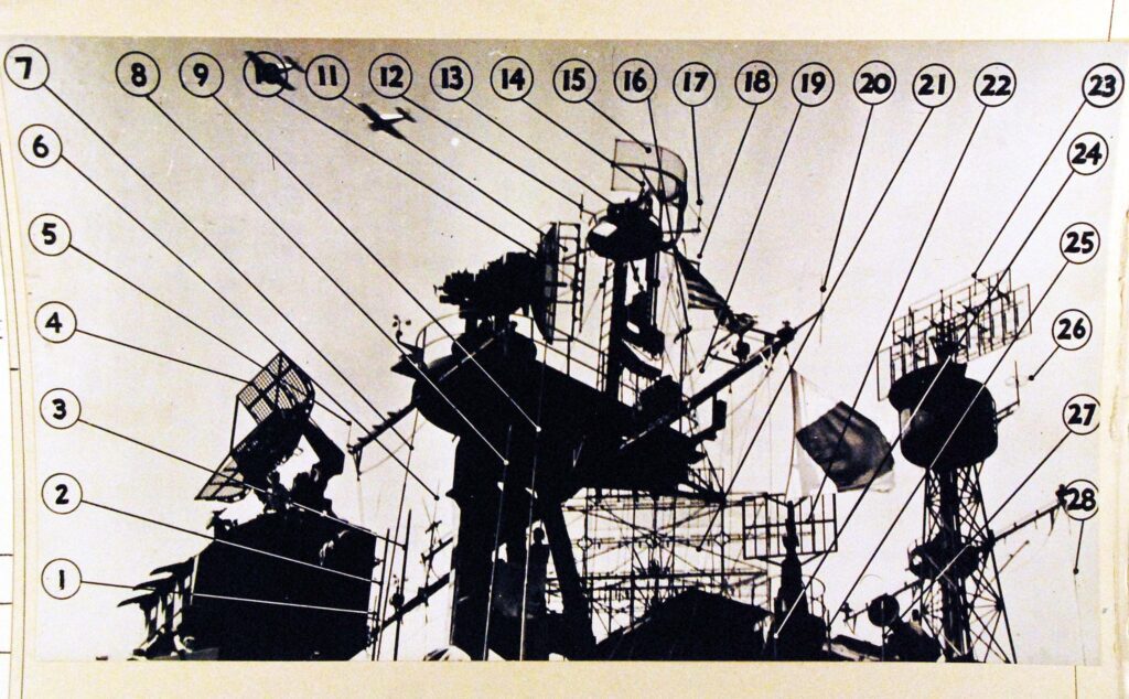 CV-16 Radar Array as of 1945